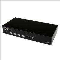 StarTech.com 4 Port USB VGA KVM Switch with DDM Fast Switching Technology and Cables