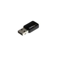 StarTech.com USB 2.0 AC600 Mini Dual Band Wireless-AC Network Adapter - 1T1R 802.11ac WiFi Adapter - USB 2.0 - 433 Mbit/s - 2.48 GHz ISM - 5.83 GHz UN