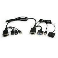 Startech 2 Port Usb Vga Cable Kvm Switch - Usb Powered With Remote Switching (black)