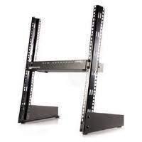 startech 12u 19 inch desktop open frame 2 post rack