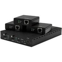 StarTech. com Kit HDBaseT 3 Port HDMI 1x3 via Cat5 Splitter - HDBaseT Distribution System With 3 Receivers 1 VERS 3 - 4 K