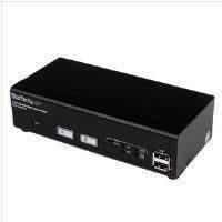 StarTech 2 Port USB DVI KVM Switch with DDM Fast Switching Technology and Cable