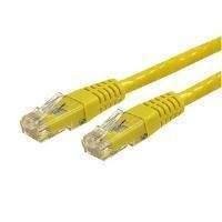 StarTech Cat 6 Yellow Molded RJ45 UTP Gigabit Cat6 Patch Cable - Patch Cord (15m)
