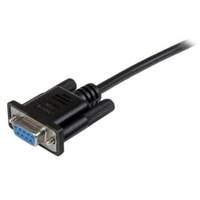 Startech.com (1m) Db9 Rs232 Serial Null Modem Cable F/f - Black