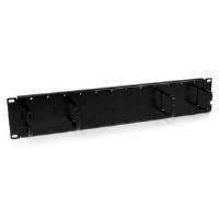 startechcom 2u double sided horizontal cable management panel with fin ...