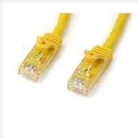 startechcom yellow gigabit snagless rj45 utp cat6 patch cable patch co ...