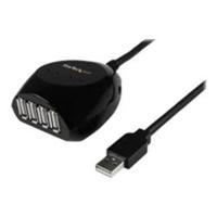 startechcom 15m usb 20 active cable with 4 port hub