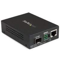 Startech.com 10/100/1000 Mbps Gigabit Ethernet Fiber Media Converter - Open Sfp Slot