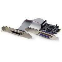 StarTech 2 Port PCI Express / PCI-e Parallel Adapter Card - IEEE 1284 with Low Profile Bracket