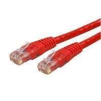 startech cat 6 red molded rj45 utp gigabit cat6 patch cable patch cord ...