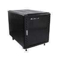 startech 12u 36 inch knock down server rack cabinet with casters