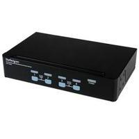startechcom 4 port rack mountable usb kvm switch with audio usb hub