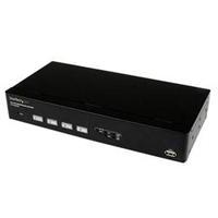 StarTech.com 4 Port USB VGA KVM Switch with DDM Fast Switching Technology and Cables