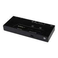 StarTech.com 2X2 HDMI Matrix Switch w/ Automatic and Priority Switching 1080p