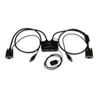 StarTech.com 2 Port USB VGA Cable KVM Switch - USB Powered with Remote Switch