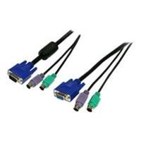 StarTech.com 6 ft 3-in-1 PS/2 KVM Cable