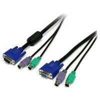 StarTech.com 15 ft 3-in-1 Universal PS/2 KVM Cable