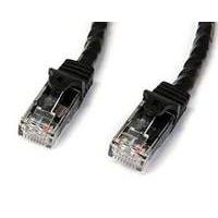 StarTech 1m Black Gigabit Snagless RJ45 UTP Cat6 Patch Cable - 1 m Patch Cord