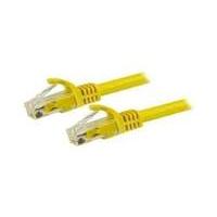 startechcom n6patc50cmyl 05 m cat6 patch short ethernet cable with sna ...