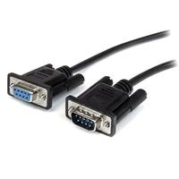 StarTech.com 0.5m Black Straight Through DB9 RS232 Serial Cable M/F