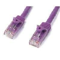 StarTech Purple Gigabit Snagless RJ45 UTP Cat6 Patch Cable Patch Cord (15m)