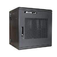 startech 12u 19in hinged wall mount server rack cabinet with steel mes ...