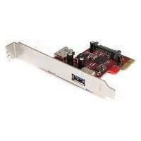 startech 2 port pci express superspeed usb 30 card 1 internal 1 extern ...