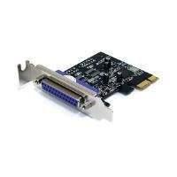 startech 1 port pci express low profile parallel adaptor card sppeppec ...