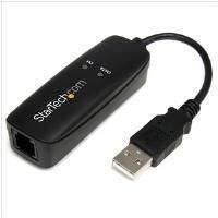 StarTech.com External V.92 56K USB Fax Modem [PC]