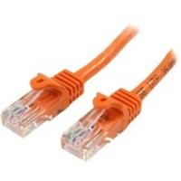 StarTech.com 45PAT5MOR 5m Cat5e U/UTP (UTP) Orange networking cable