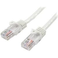 startechcom 45pat5mwh 5m cat5e uutp utp white networking cable