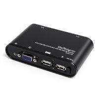 Startech 2 Port Usb Vga Kvm Switch With File Transfer And Pip