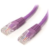 StarTech.com 6 ft Cat5e Purple Molded RJ45 UTP Cat 5e Patch Cable 6ft Patch Cord