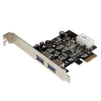 StarTech.com 2 Port PCI Express SuperSpeed USB 3.0 Card Adapter with UASP LP4 Power