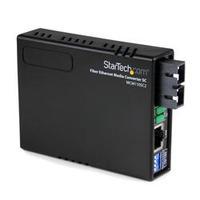 startechcom 10100 ethernet to multi mode fiber media converter sc 2 km