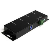 startechcom mountable 4 port rugged industrial superspeed usb 30 hub