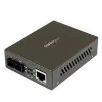 startechcom 1000 mbps gigabit multi mode fiber ethernet media converte ...