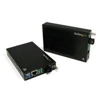 startechcom 10100 mbps ethernet single mode wdm fiber media converter  ...