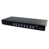 startechcom 8 port rackmount usb vga kvm switch w audio audio cables i ...