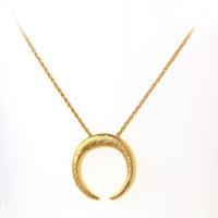 stonehenge torque gold plated pendant