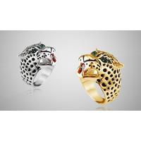 Statement Leopard Ring