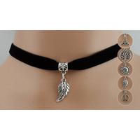 Stretch Ribbon Choker Necklace - 5 Designs