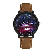 Student Watch Men Sport Watches Men Leather Wristwatch Clock Hours Quartz Watches Cool Watch Unique Watch