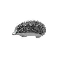 Sterling Silver Emerald & Marcasite Hedgehog Brooch