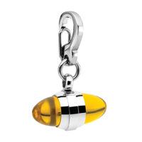 storm bean charm amber