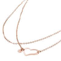 STORM HEART NECKLACE ROSE GOLD