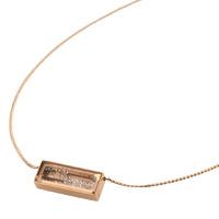 STORM BAZELLE NECKLACE ROSE GOLD