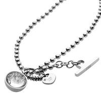 STORM CRYSTA BALL NECKLACE SILVER