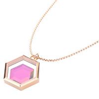 storm mimoza x necklace rose gold