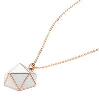 STORM GEO NECKLACE ROSE GOLD